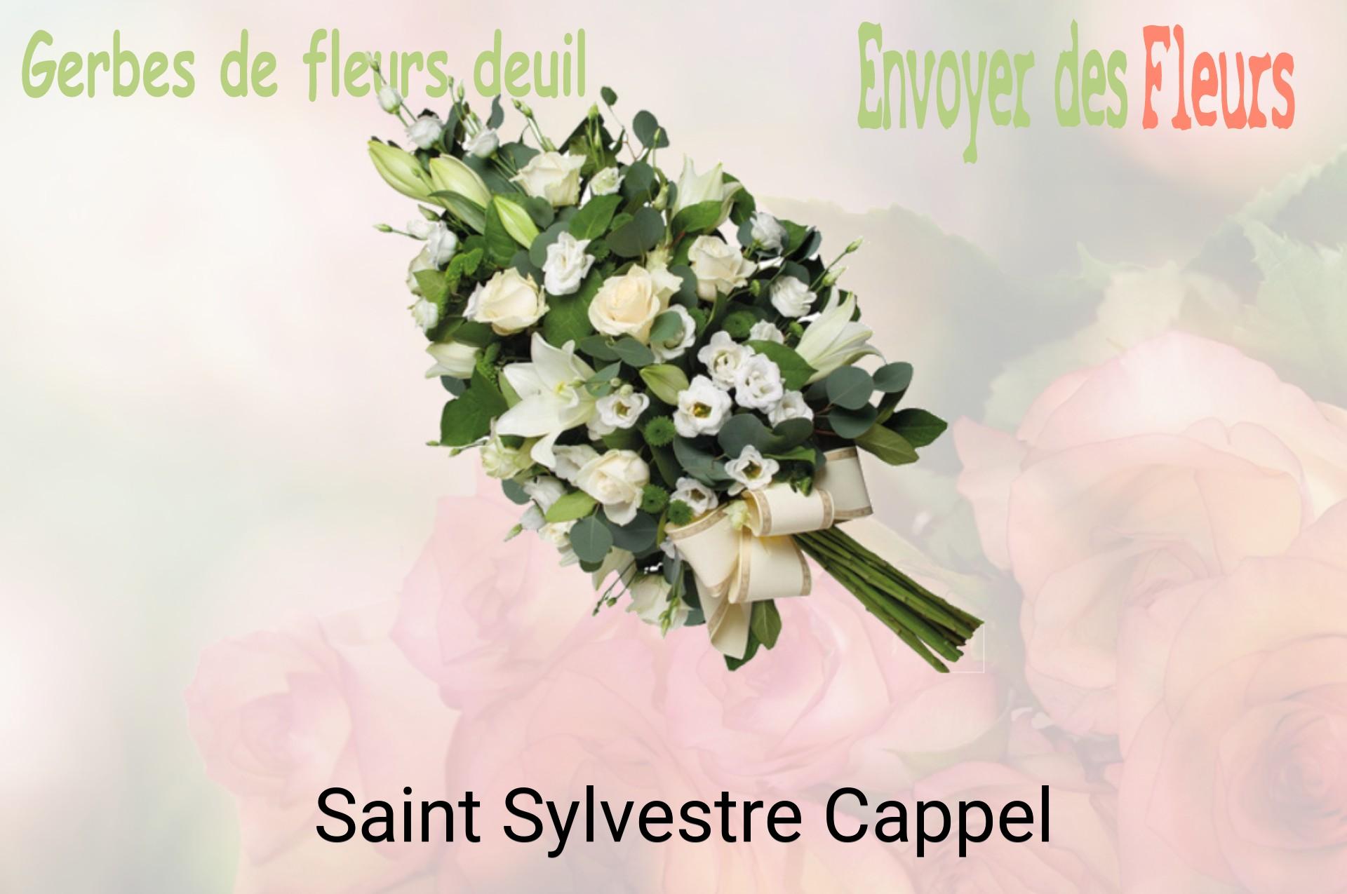 Gerbe de fleurs de deuil livrée à Saint-Sylvestre-Cappel